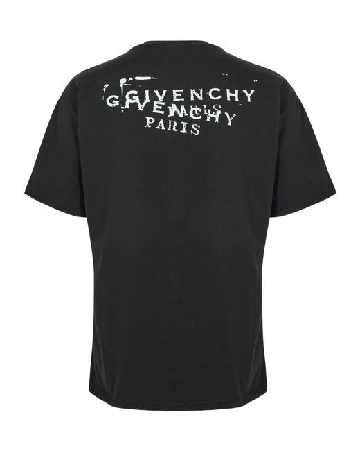 Givenchy Black Printed T-Shirt for men