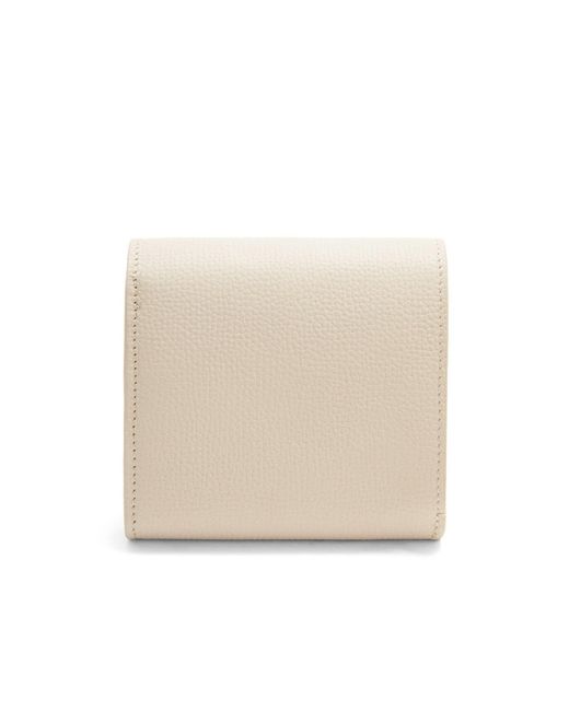 Loewe Natural Anagram Compact Flap Wallet