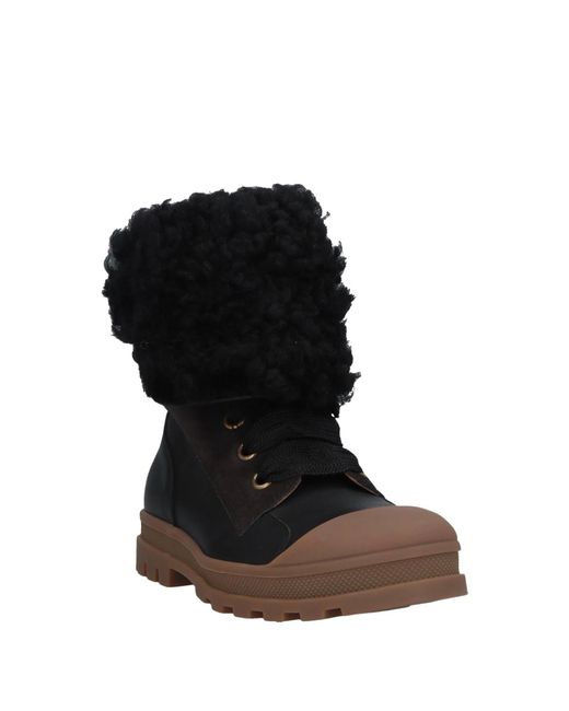Chloé Black Padded Ankle Boots