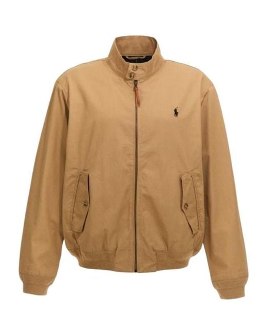 Polo Ralph Lauren Brown Logo-Detail Twill Jacket for men