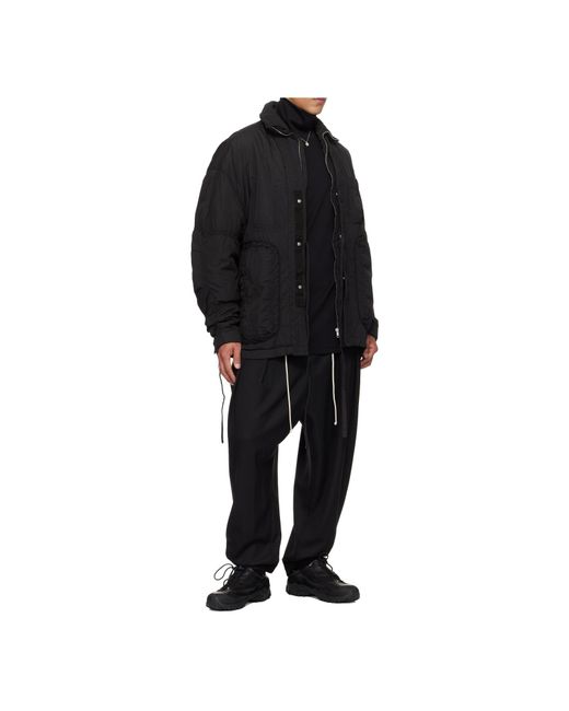 Mordecai Black Field Quilted Casual Jacket for men