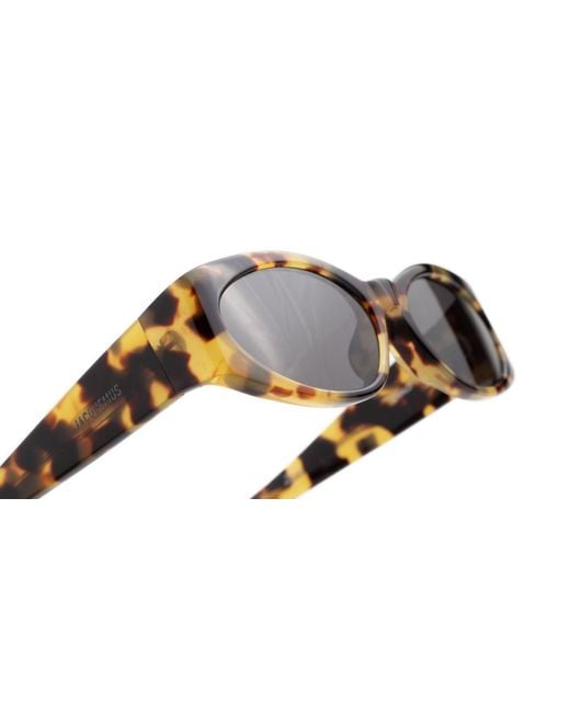 Jacquemus White Oval Frame Sunglasses for men