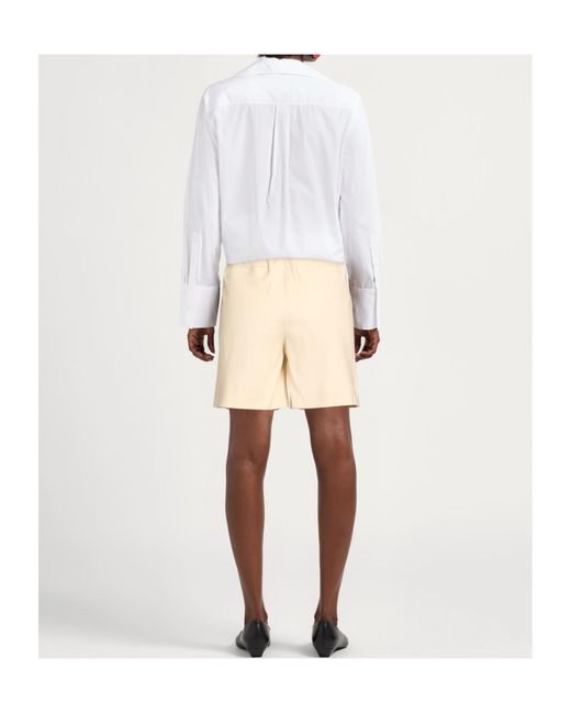 Rag & Bone Natural Woven Stretch Fabric Shorts