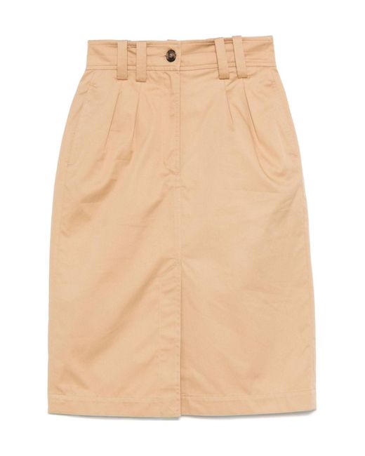 A.P.C. Natural Belt-Loop Skirt