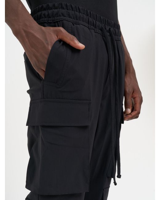 Thom Krom Black Pantalone Cargo Jogger for men