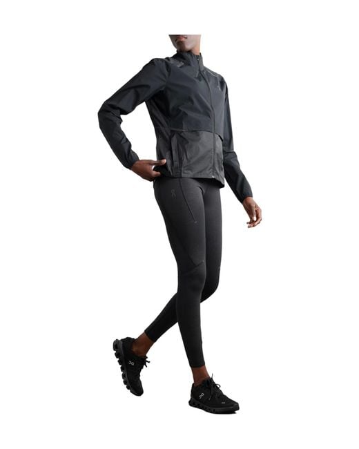 On Shoes Black Recycled Softshell Jacket