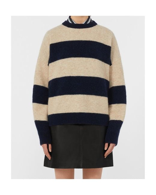 Weekend by Maxmara Blue Alpaca And Wool Jumper