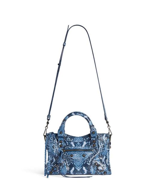 Balenciaga Blue Le City Mini Shoulder Bag