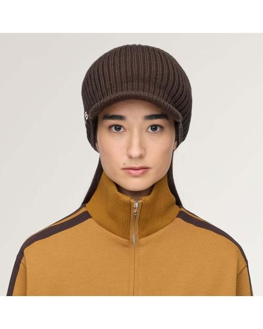 Y-3 Brown X Wales Bonner Beanie Cap for men