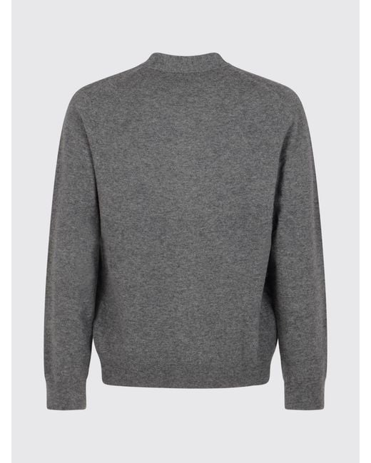 Comme des Garçons Gray Long Sleeve Cardigan for men