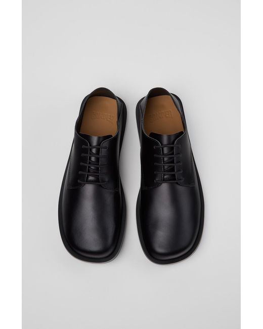 Camper Black Don Derby Shoes for men