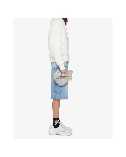Givenchy Blue Carpenter Denim Bermuda Shorts for men
