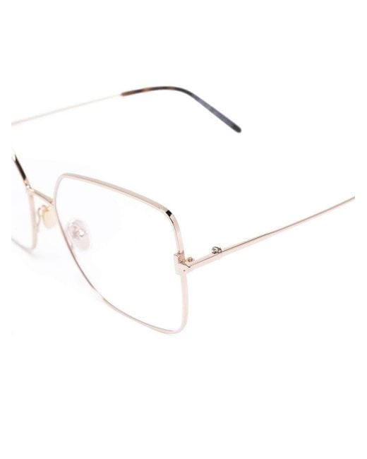 Tom Ford White Eyewear Square Frame Glasses