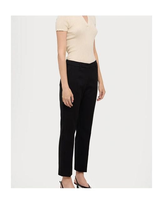Weekend by Maxmara Black Casual Trousers With Belt Loops