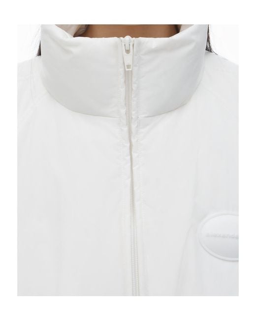 Alexander Wang White Puffer Coat