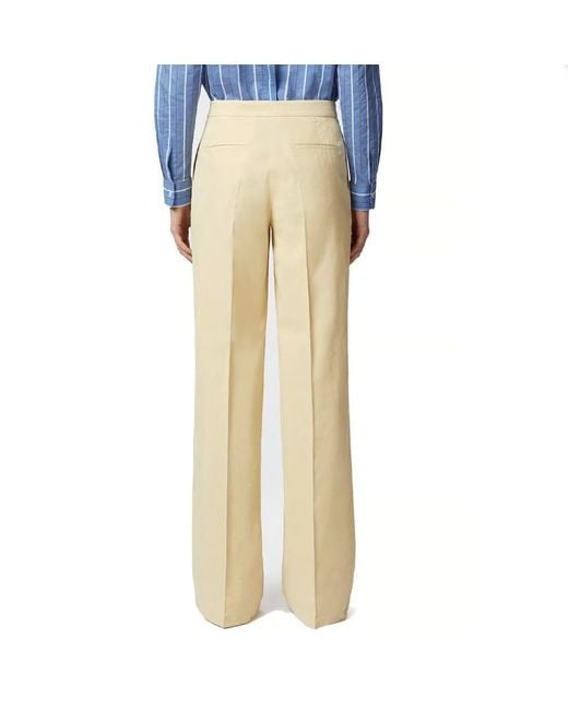 Pinko Natural Stretch Pleated Trousers