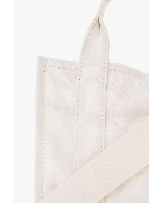 Marc Jacobs White Logo Shoulder Bag