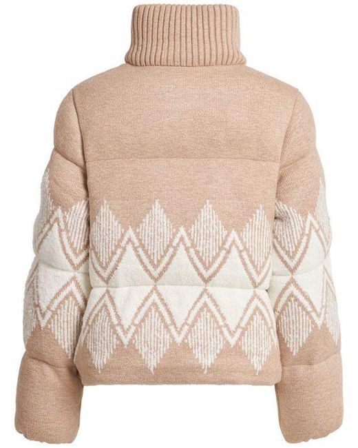 Varley Brown Belinda Knitted Cotton Jacket
