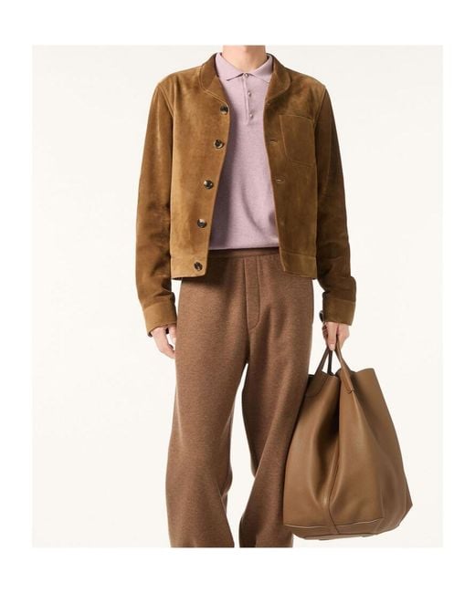 Loro Piana Brown Harvest Blouson for men