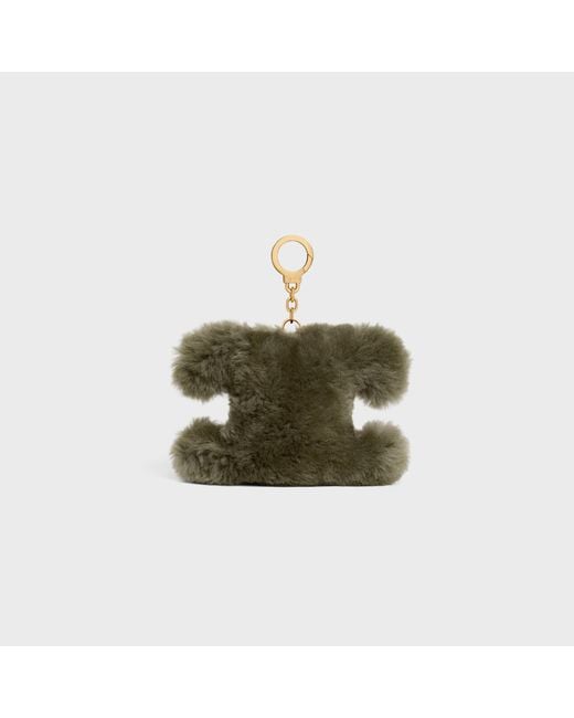Céline Green Triomphe Pom-Pom Charm