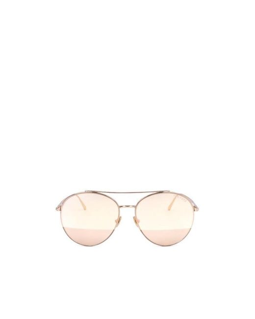 Tom Ford Natural Logo Sunglasses