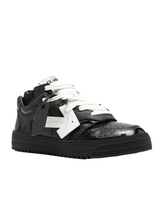 Off-White c/o Virgil Abloh Black Lace-Up Sneakers for men