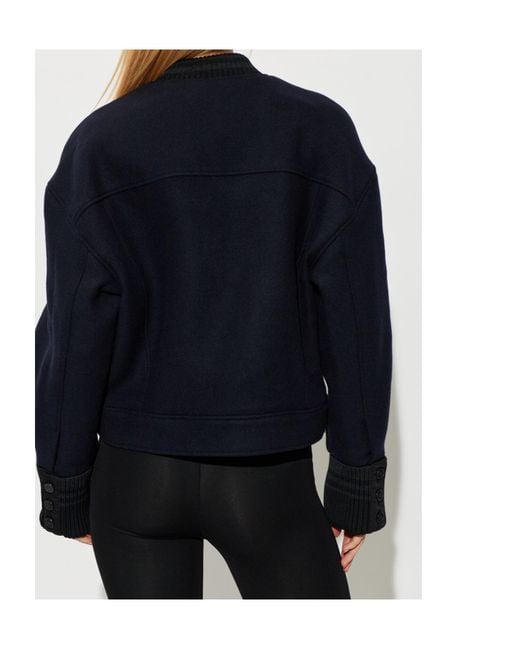 IRO Blue Long-Sleeved Casual Jacket