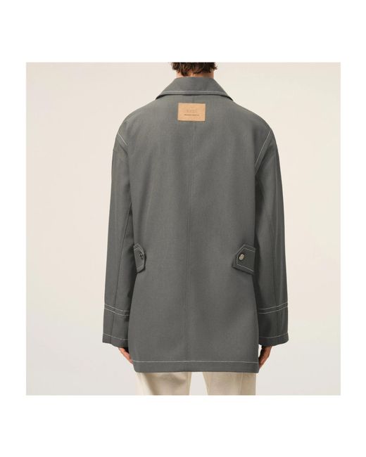 AMI Gray Ami Worker Jacket for men