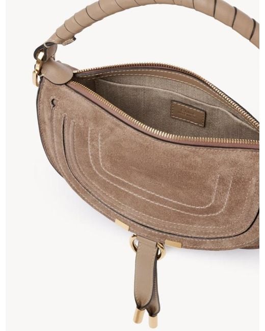 Chloé Brown Chloé Marcie Mini Shoulder Bag