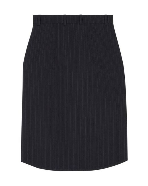 Balenciaga Blue Gonna A Tubino Hourglass Da Donna