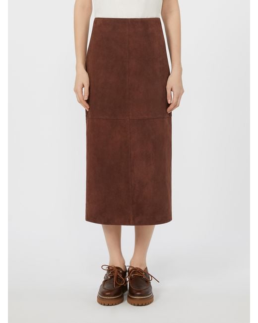 Weekend by Maxmara Brown Pala Midi Skirt