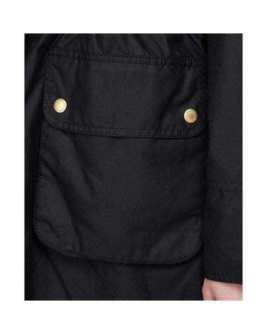 McQueen Black Monza Wax Jacket