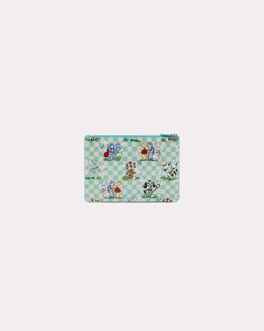KENZO Blue Cartoon' Pouch for men