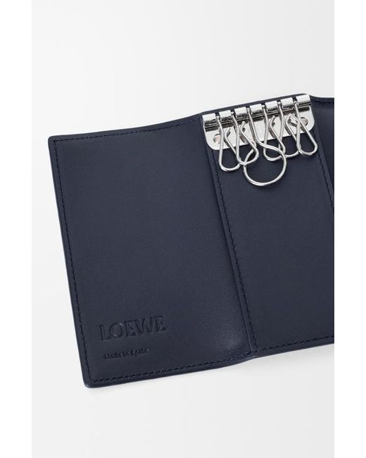 Loewe Blue Anagram Key Pouch