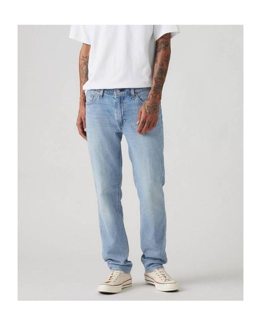 Levi's Blue 511 Logo Patch Slim-Fit Jeans for men