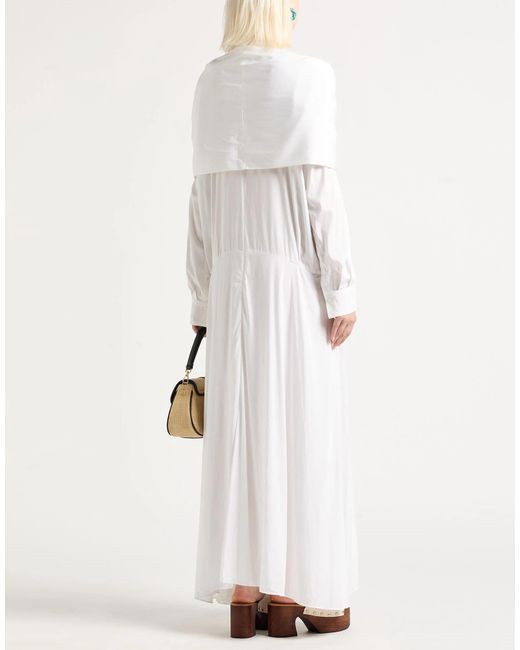 Isabel Marant White Minimalist Shirt Dress