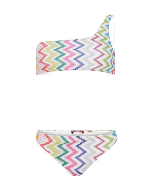 Missoni White Triangle Bikini