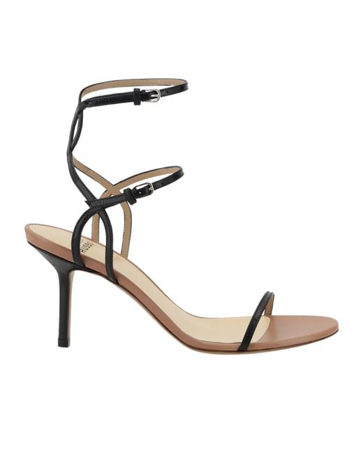 Francesco Russo Metallic Heeled Sandals