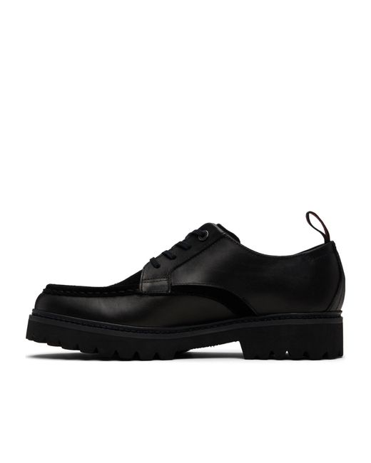 Boss Black Lace-Up Derby Shoes for men