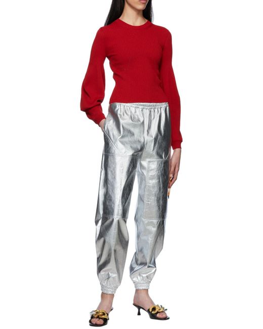 Stella McCartney Red Rib Sweater