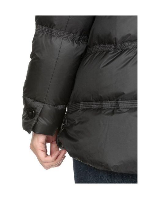 Peuterey Black Hooded Down Jacket