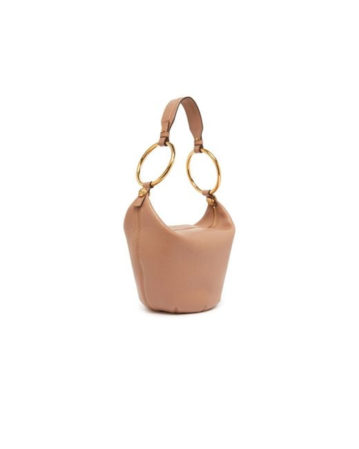 Chloé White Zippered Shoulder Bag