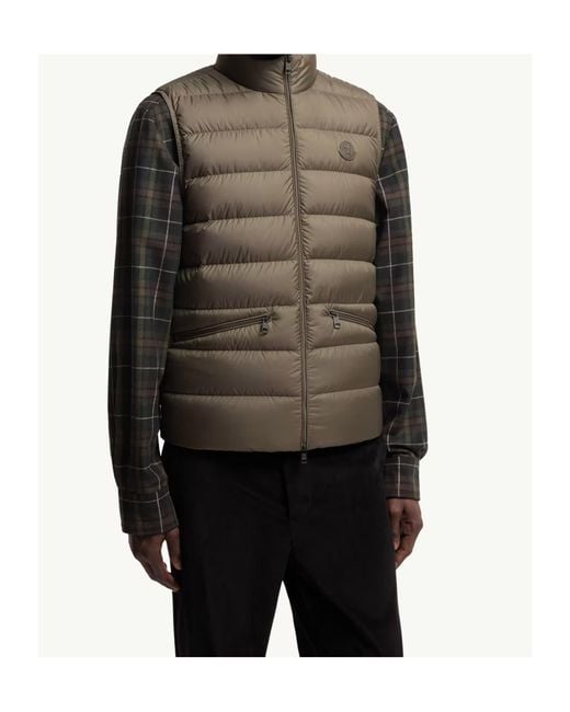 Moncler Green Treompan Down Vest for men