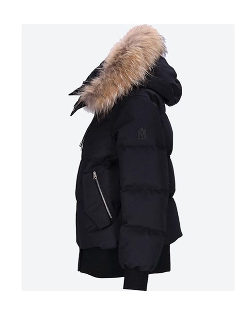 Mackage Black Hooded Cotton Suit