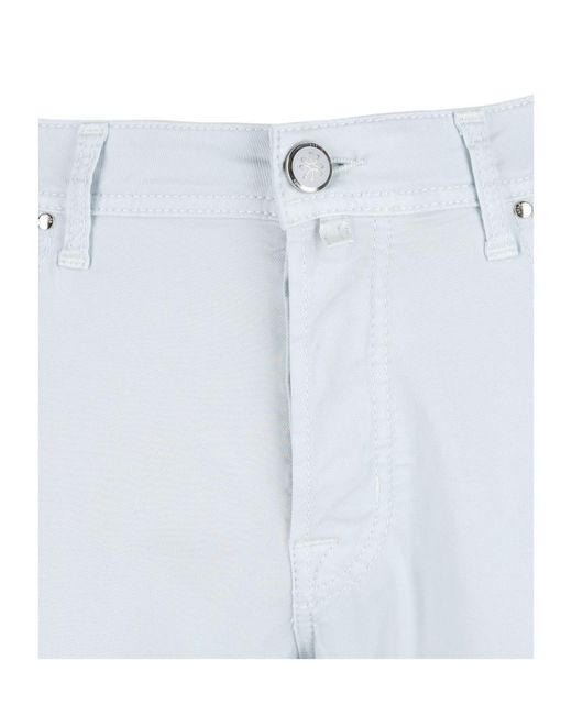 Jacob Cohen Blue Bard Logo Patch Slim-Fit Jeans for men