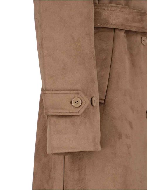 Frankie Shop Natural Pembroke Double-Breasted Coat