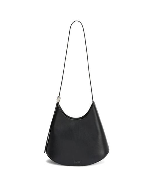 Jil Sander Black Eldorado Small Shoulder Bag