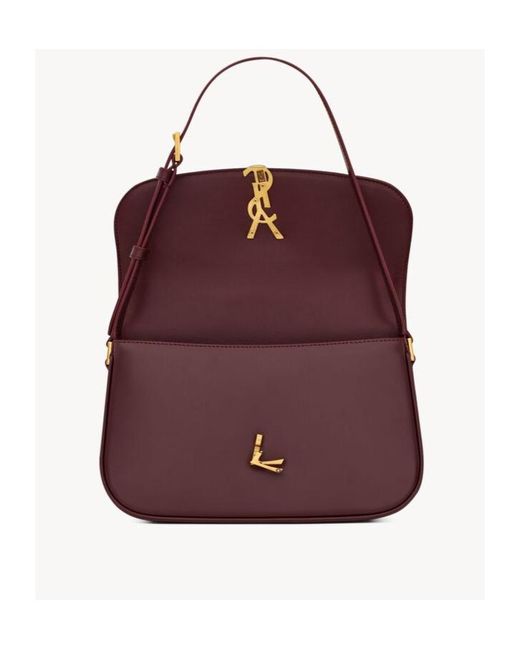 Saint Laurent Purple Solferino Medium Shoulder Bag