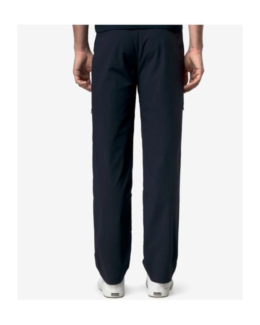 K-Way Blue Merager Travel Pants for men
