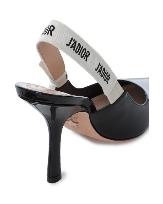 Dior Black J A Slingback Pump